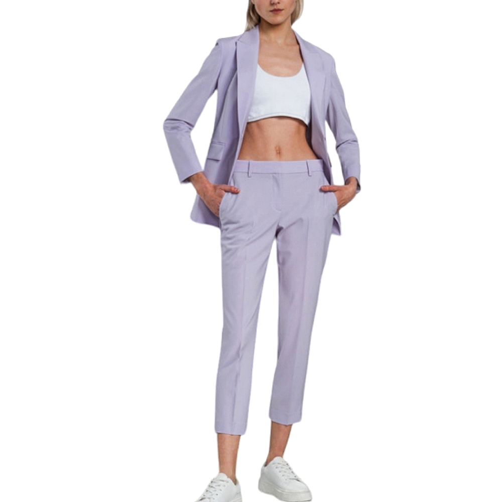 NWT THEORY TREECA Lavender Wool blend pants